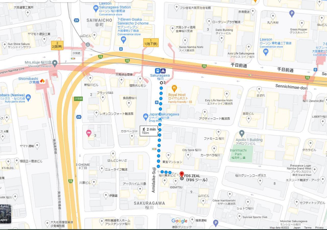 Fds Zeal Apartment Osaka Bagian luar foto